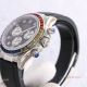 Swiss Replica Rolex Rainbow Daytona Black Face With Diamonds Oysterflex Strap Watch (5)_th.jpg
